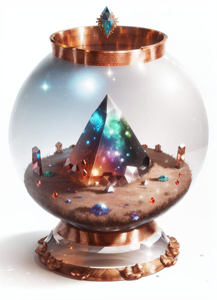 16391-3916569426-MagicItem_v1 _lora_MagicItem_v1-000002_1_, exotic metal object, silver and copper device, strange curves, opalescent gem prism,.png
